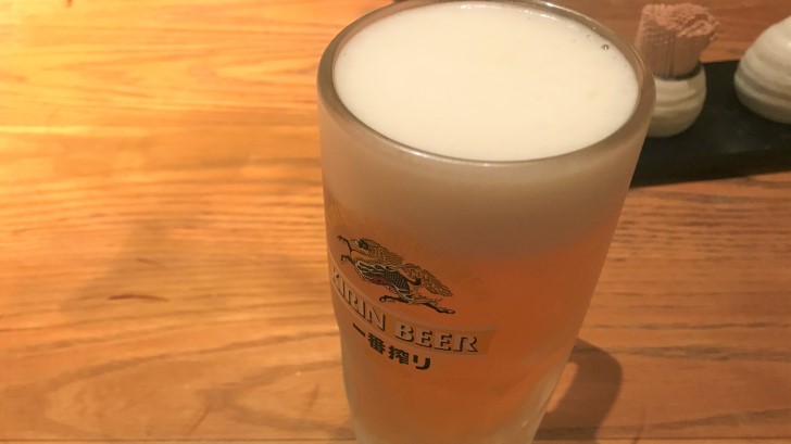 草乃家の生ビール