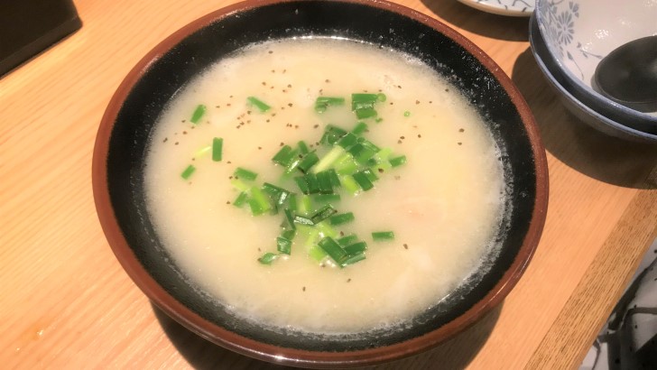 焼鳥のヒナタの鶏白湯にゅうめん