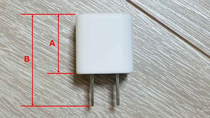 AUKEYの20W USB-C 急速充電器(型番：PA-B1)の外観1